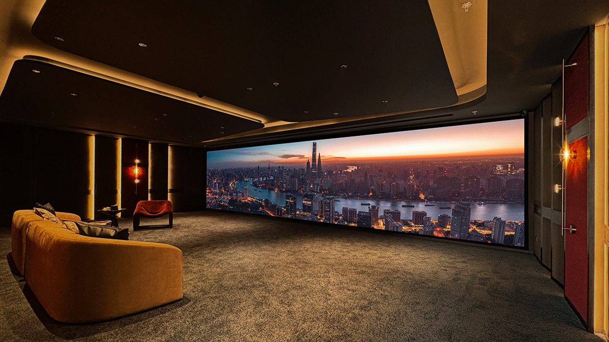 外滩BFC售楼处展示厅影院视听系统应用案例