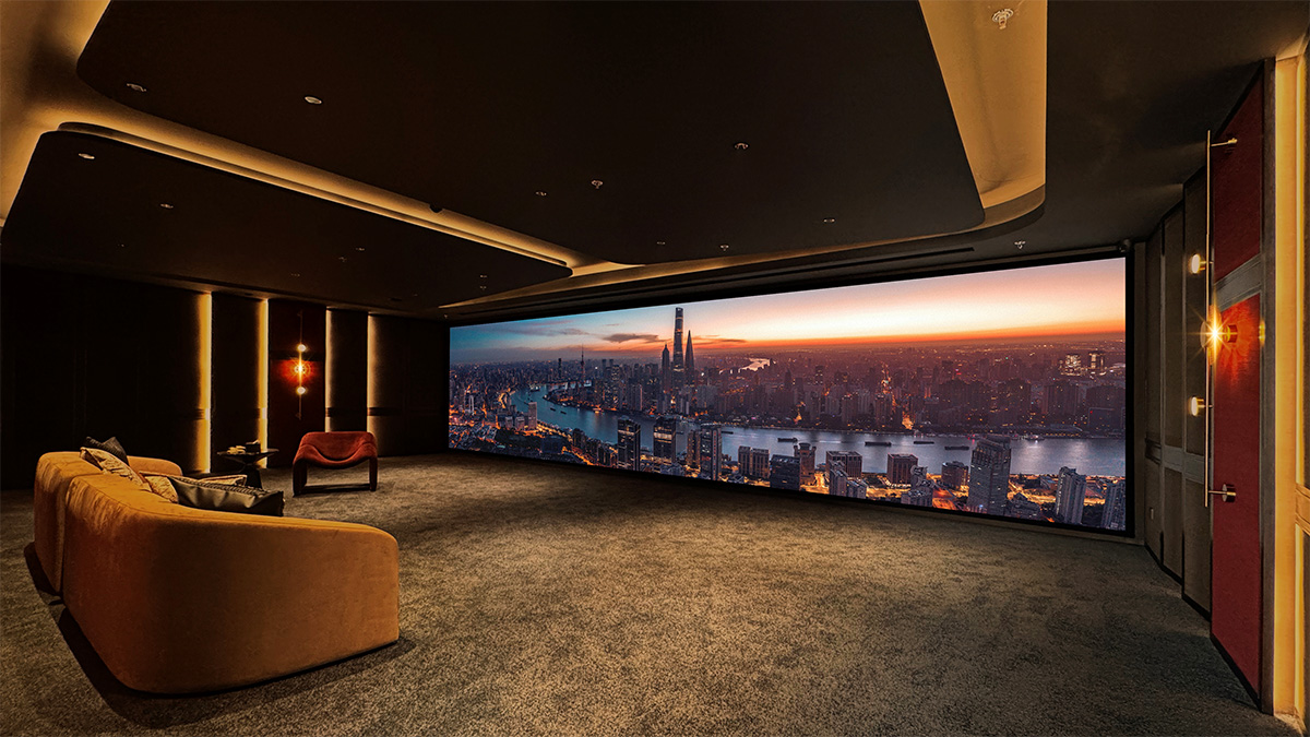 外滩BFC售楼处展示厅影院视听系统应用案例