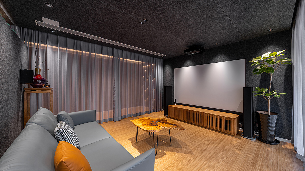 高颜值客厅影院